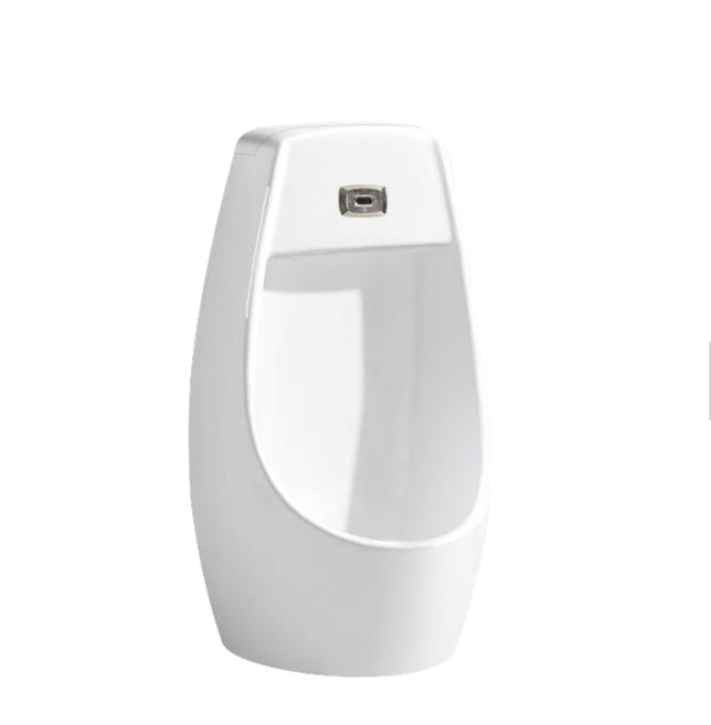 Pedestal corner ceramic men urinal for bathroom