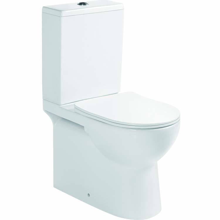 Two piece structure sitting wc ceramic toilets