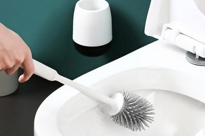 Black grey disassembling handle toilet brush (2)