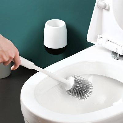 Black grey disassembling handle toilet brush (2)