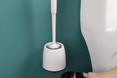 Black grey disassembling handle toilet brush (5)
