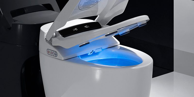 Ceramic smart toilet seat with bidet (5)