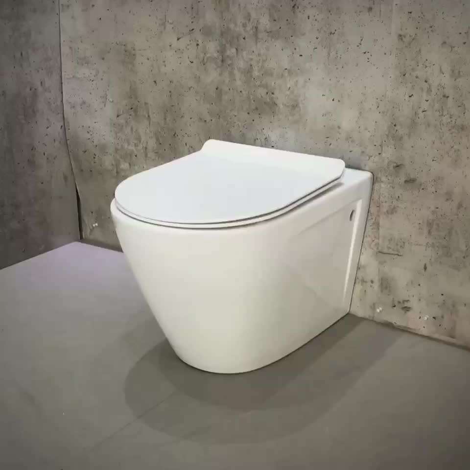 European ceramic cheap wall hung toilet