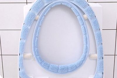 Factory comfortable velvet toilet seat cover (6)