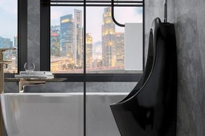 Factory one piece toilet black urinal (1)