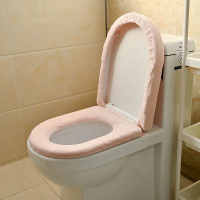 Factory warm soft washable polyester toilet seat cover (3)