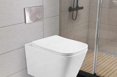High quality hanging square wall hung toilet (2)