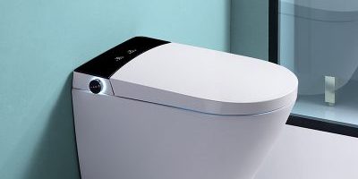 P trap ceramic automatic wall hung toilet (1)