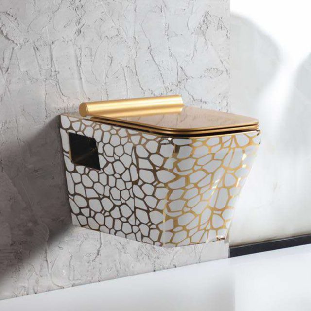 Round wall hung ce toilet rimless (2)